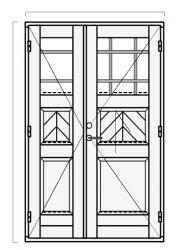 Harstad tre 1.5 type inngang/fasade dører